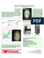 HFRR Wear Scar Measurement Camera: USB 2.0 High Speed Port (NOT USB 1.0)