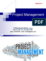 Project Management: K.Elamkumuthan