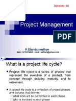 Project Management: K.Elamkumuthan