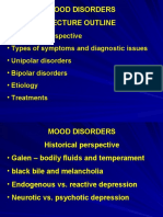 Mood Disorders Lecture Outline: Historical Perspective