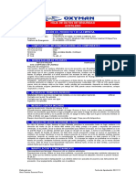 Hoja de Datos de Seguridad Acetileno