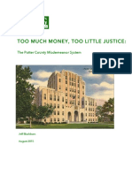 Too Much Money, Too Little Justice:: The Potter County Misdemeanor System