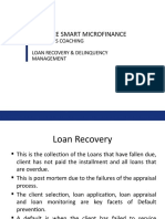 Lending Process - Loan Recovery, Delinquency Management