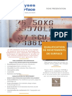 Qualification de Revetements de Surface