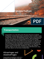 Transportation: An Project by Group C (Rohan Madi Shrestha, Rijan Maharjan, Niva Shrestha, Eva Shrestha)