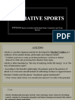 Combative Sports: Sports Activities (Individual-Dual, Combative and Team Sports)