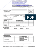 ANNEXURE - A New Revised Format For CSP ID Request On Letterhead 24082016