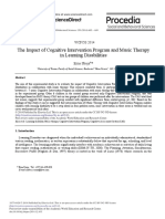 The Impact of Cognitive Intervention Program and Music Therapy in Learning Disabilities