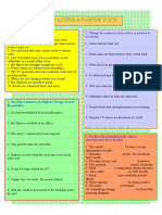 Mixed Active & Passive Voice