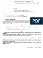 Teste Aval. - Mód - 9 4.3.2020 11PT2