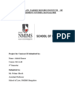 School of Law, Narsee Monjee Institute of Management Studies, Bangalore