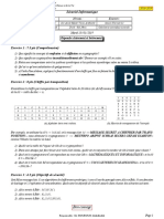 Examen Sécurité Informatique, Univ Oum El Bouaghi, 2019