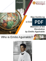 Mga Gunita NG Himagsikan Ni Emilio Aguinaldo