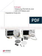 Solutions For Measuring Permittivity and Permeability With LCR Meters and Impedance Analyzers