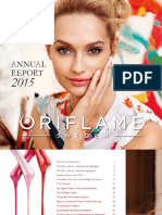 Oriflame Annual Report 2015 PDF