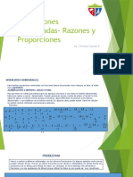 Clase # 4 Operaciones Combinadas - Razones y Proporciones