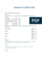 RSCH-120 Week 1 - 9