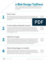 Responsive Web Design Tipsheet: Start Small