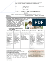 FICHA LA FAMILIA RELACION PADRES E HIJO - 20 de Octubre 2020