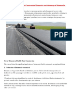 Bitumen Used in Road Construction