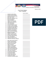 February 29, 2020: Parent Teacher Conference Grade 9 - DIAMOND