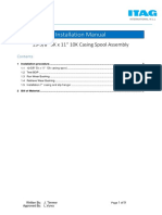 Installation Manual: 13-5/8" 5K X 11" 10K Casing Spool Assembly