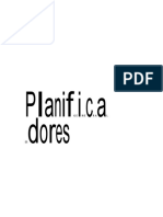 Planificadores Generales