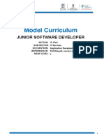 Junior Software Developer Curriculam and Syllabus