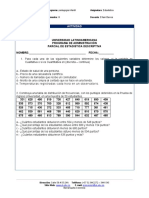 1er Parcial de Estadistica