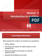 Introduction To Auditing: Reference: Chapter Two of Audit and Assurance Principle