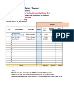 Nepali Talim Youtube Channel: Calculation of Salary Tax For Social Security Listed Org