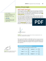 Trigonometric Functions of Acute Angles: Right Triangle Trigonometry