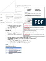 Lower Limb Neurological Assessment: Equipment