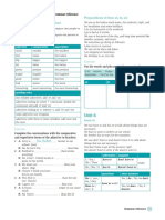 Unit 5: Comparatives and Superlatives Prepositions of Time At, In, On