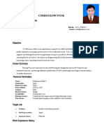 Curriculum Vitae: Contact Information