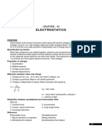 Electrostatics: Chapter - 03