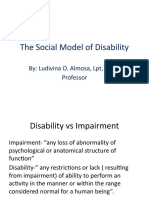 The Social Model of Disability October 16,2020