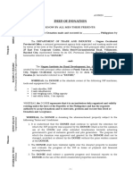 10-02-20. Deed of Donation SSF Equipment - Enhanced Organic Farm Production Through Mechanized Composting