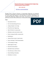 Emerging Trends in Electrical Electronics Instrumentation Engineering An International Journal EEIEJ