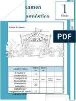 1er Grado - Examen de Diagnóstico (2019-2020)