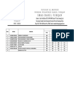 NO. Nisn Nama Nilai Mata Pelajaran Umum PAI PKN B.Indo MTK