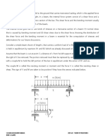 1 - Shear and Moment in Beams Cest 412: Theory of Structures 1 Engr. S. Olarte