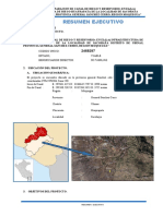 Resumen Ejecutivo de EXPEDIENTE TECNICO