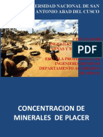 Concentracion de Minerales de Placer