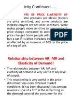 Elasticity Continued : Determinants of Price Elasticity of Demand