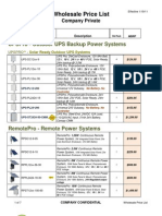 Tycon Wholesale Price List