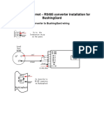 Guide For Ethernet - Rs485 Converter Installation For Bushinggard