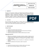 Procedimiento de Control de Documentos