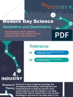 Modern Day Science - Qualitative Quantitative