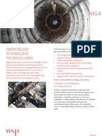 Tunnels: Trenchless Tunnelling Technologies